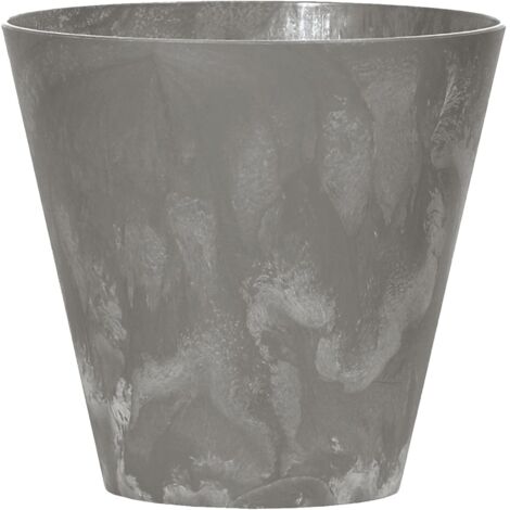 Pflanztopf ca. 20 x 19,2cm Blumen Übertopf grau Betonoptik