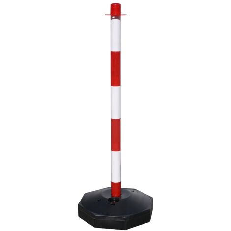 Pfosten für Plastikkette 90 cm. Mit Basis
