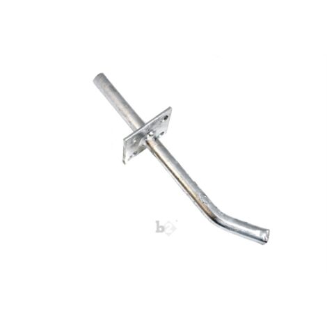 Pfostenträger Pfostenanker I-Form mit Dolle verzinkt 100x18x190 mm