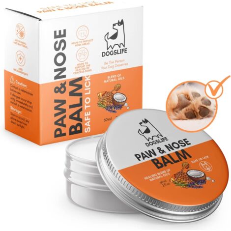 Pfoten- und Nasenbalsam Natürliche Schutzcreme für Hunde und Katzen 60 ml Sicher