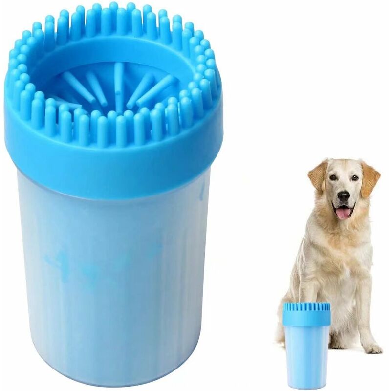 Minkurow Hundepfotenreiniger, Pfotenreiniger, Tragbar, Haustier-reinigungsbürste, Hundebecher, Hundepfotenreiniger, Fußreinigungsbürste,