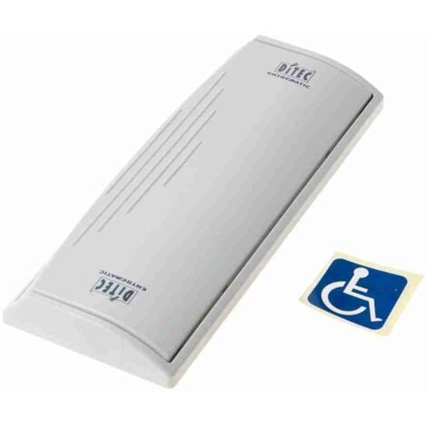 PFP1 Pulsante Rettangolare a Gomito DITEC ENTREMATIC PFP1 PMPFP1 Per Porta Automatica