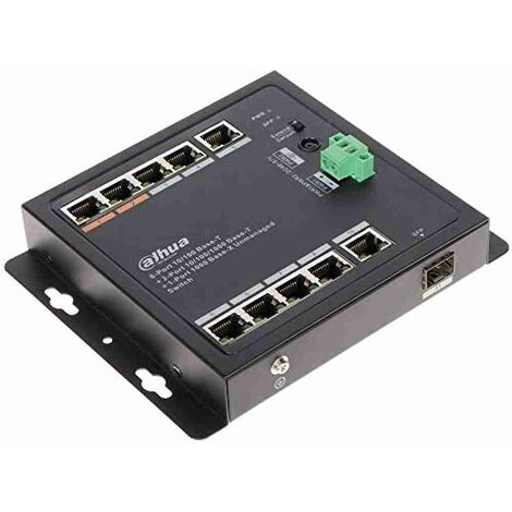 PFS3111-8ET-96-F - Switch L2 unmanaged 11 porte (8 PoE 96 W)