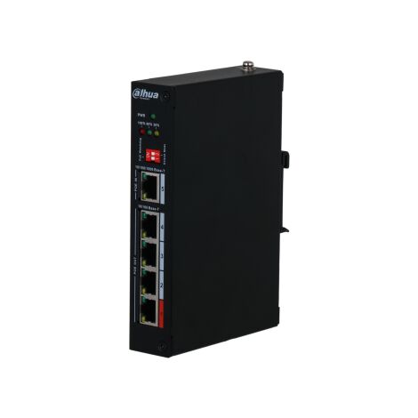 PFT1500 - Rallonge PoE 5 ports (4 PoE 90 W) DinR
