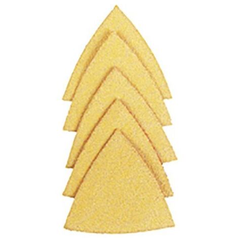 PG - 10 PEZZI - TRIANGOLI ABRASIVI CON VELCRO PER LEVIGATRICE - GRANA 120