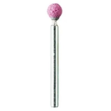 PG - CONFEZIONE 2 PEZZI - MINI MOLE ABRASIVE A RUBINO Ø6MM - FORMA SFERA