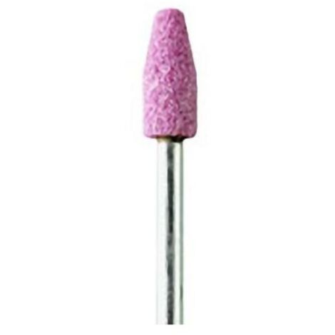 PG - CONFEZIONE 2 PEZZI - MINI MOLE ABRASIVE A RUBINO Ø6x12MM - CILINDRICA CON PUNTA SQUADRATA