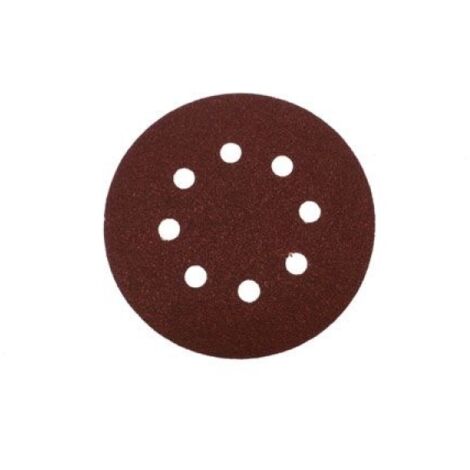 PG - DISCHI ABRASIVI VELCRO FORATI 10 PEZZI D.115 mm GRANA FINE GR.240