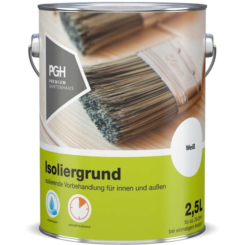 Apprêt de protection et isolant pour abri jardin - Poids cov : 0,066 - PGH