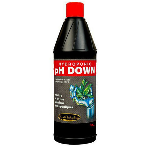 pH Down 81% 1 L - Growth Technology abaisse le ph de l'eau