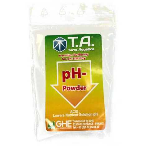 PH Dry Down - Abaisse le pH de l'eau - 250g - Terra Aquatica GHE