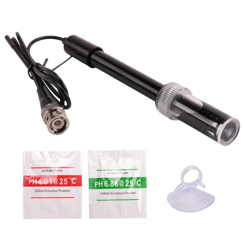 Image of Tlily - Ph-Ersatzsonde Aquarium Hydroponischen Labor Elektrode Meter Potenzial Test Bnc Q9 Stecker