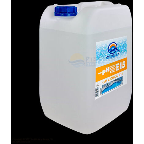 - pH liquido E15, 20 L. Quimicamp.