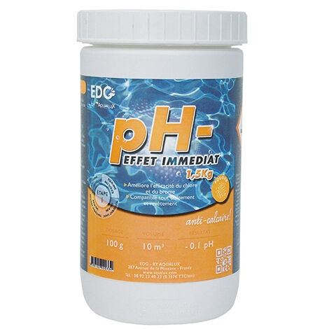 PH menos polvo, lata 1,5 kg, EDG - AQUALUX - 200033
