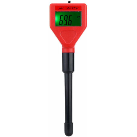 pH Meter pH-98103 Professional Portable Pen-Type pH Meter with pH Electrode, Backlit LCD Screen, Acidimeter, Industrial and Experimental Analyzer, Rechargeable pH Meter, Measurement Device