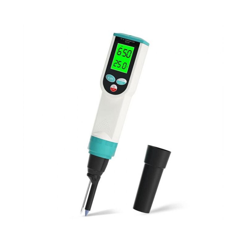 PH-MèTre avec Testeur de ph Alimentaire atc, PH-MèTre Alimentaire NuméRique éTanche avec Sonde de PH/TempéRature de Haute PréCision