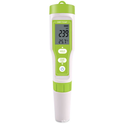pH Mètre Electronique 4 en 1, Testeur de qualité de l'eau pH/TDS/EC/Température, Précision de Mesure de 0 à 14 pH, 2% Précision de Lecture, Set 0-19999 PPM, pour Piscine, Aquarium, Eau Potable