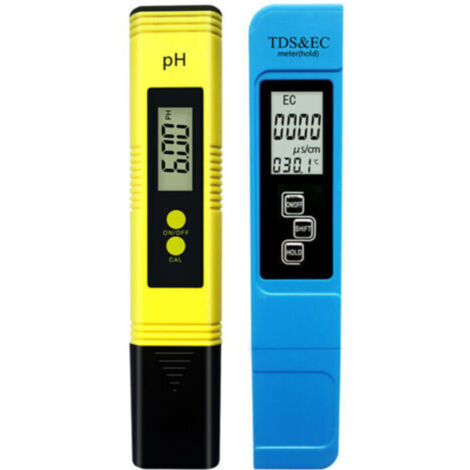 pH-mètre et Testeur TDS 2 en 1 avec Calibration 3 Points et Électrode Digitale