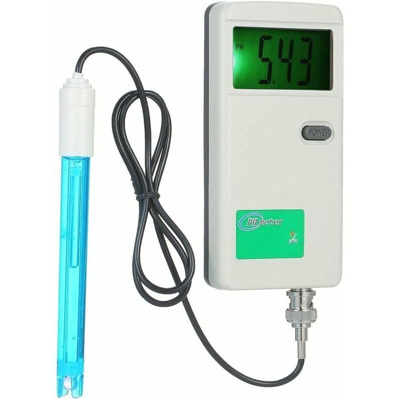 Ph-Metre Haute Precision Ph Testeur Portable Retro-Eclairage Affichage Testeur Qualite De L'Eau Potable Pour L'Eau De Laboratoire Hydroponique