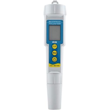PH-mètre numérique 3 en 1 multifonctionnel Numérique PH/EC/TEMP testeur
