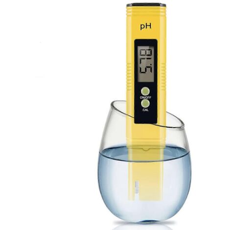 PH-mètre numérique haute précision avec compensation automatique de température (ATC), plage de mesure 0-14, testeur de pH pour eau potable domestique et hydroponie