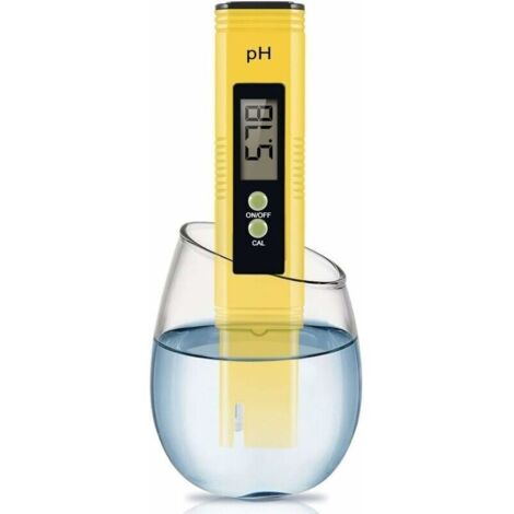 PH mètre numérique. pH mètre 0.01 PH Testeur de qualité de l'eau haute précision avec plage de mesure 0 14 PH pour la conception de testeur de pH d'eau potable. de piscine et d'aquarium domestique ave