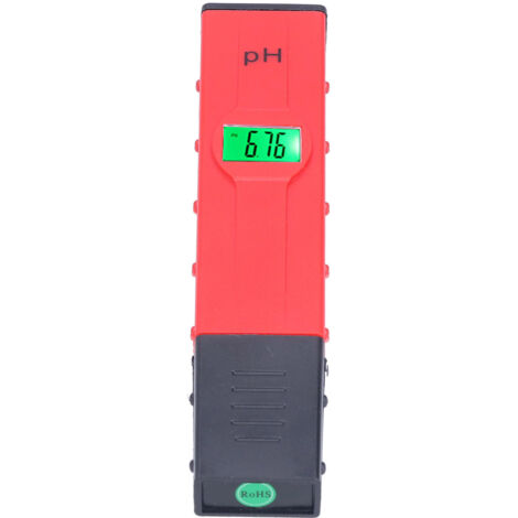 PH Mètre Numérique Portable avec Rétroéclairage et Compensation Automatique de Température pour Eau et Sol