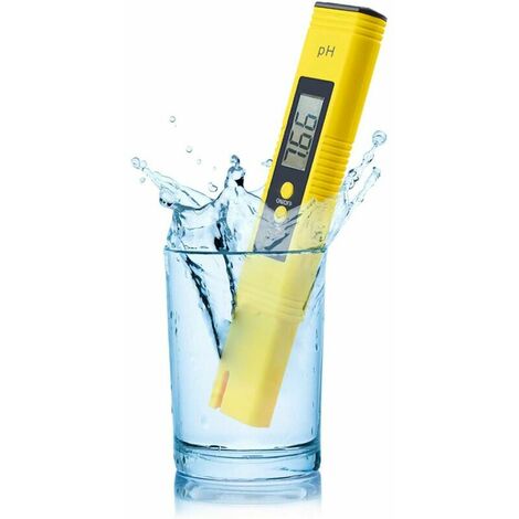 Ph-mètre numérique, testeur de qualité de l'eau Atc avec plage de mesure 0-14 Ph, testeur de pH pour usage domestique GDRHVFD