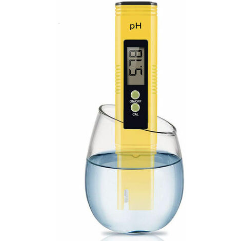 PH-mètre numérique, testeur de qualité de l'eau très précis avec plage de mesure 0-14 PH