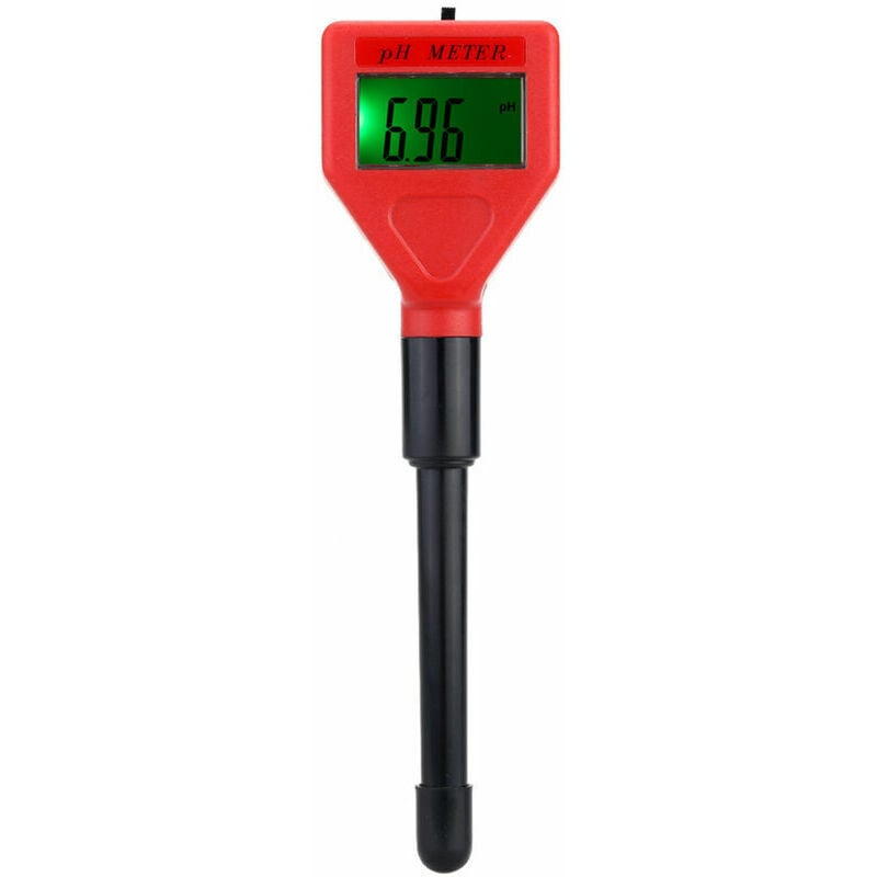 Ph-mètre pH-98103 pH-mètre portable professionnel de type stylo avec électrode de pH Écran LCD rétroéclairé Acidimètre Analyseur d'industrie et