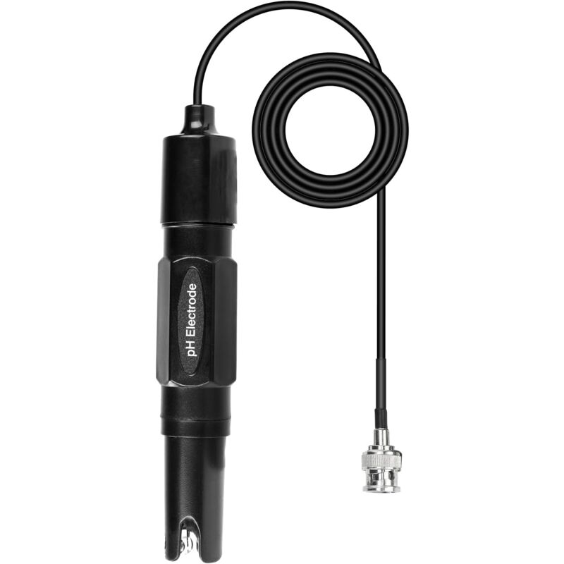 PH Metre Piscine Haute Précision 0-14PH, Sonde à électrode De PH, Sonde pH Piscine, Sonde de Capteur de pH, kit de Sonde de pH for Aquaponie,