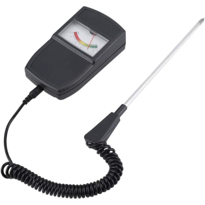 pH-mètre testeur, kits de test de pH du sol mètre pour plantes cultivées Plantes Fleurs Légumes Aucune pile requise (1 pc) pour jardin, pelouse,