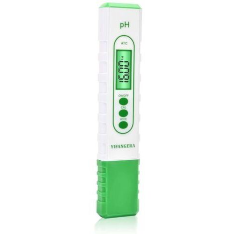Ph Mètre, Testeur Ph 0.01, Ph Metre Electronique de Haute Précision, Avec Fonction de Compensation Automatique de La Température