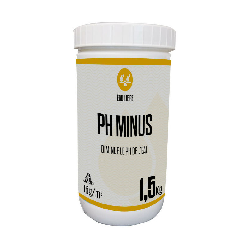 Ph moins 1.5 kg Gamme Blanche Multicolor