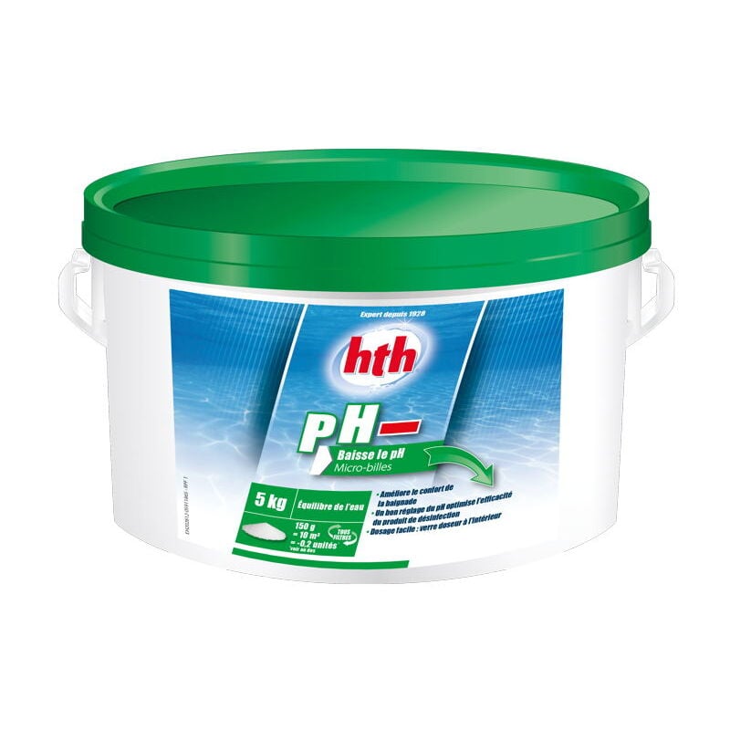 HTH - pH Moins - pH Moins micro-billes 5kg