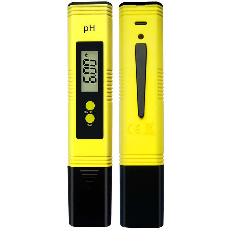 PH Mètre Numérique, Testeur de qualité de l'eau Digital LCD, Plage de Mesure pour 0-14 Ph, 0,01 Ph Précision, pour l'eau Potable, Aquariums,