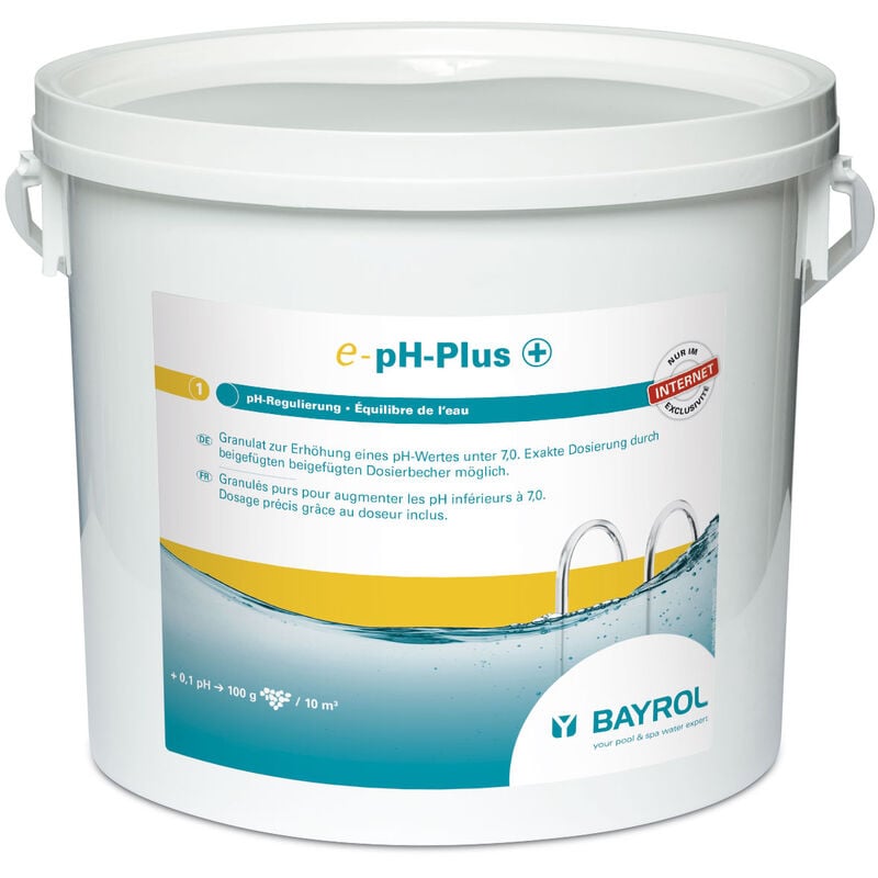E.pH Plus - Granulés pH Plus 5kg - Bayrol