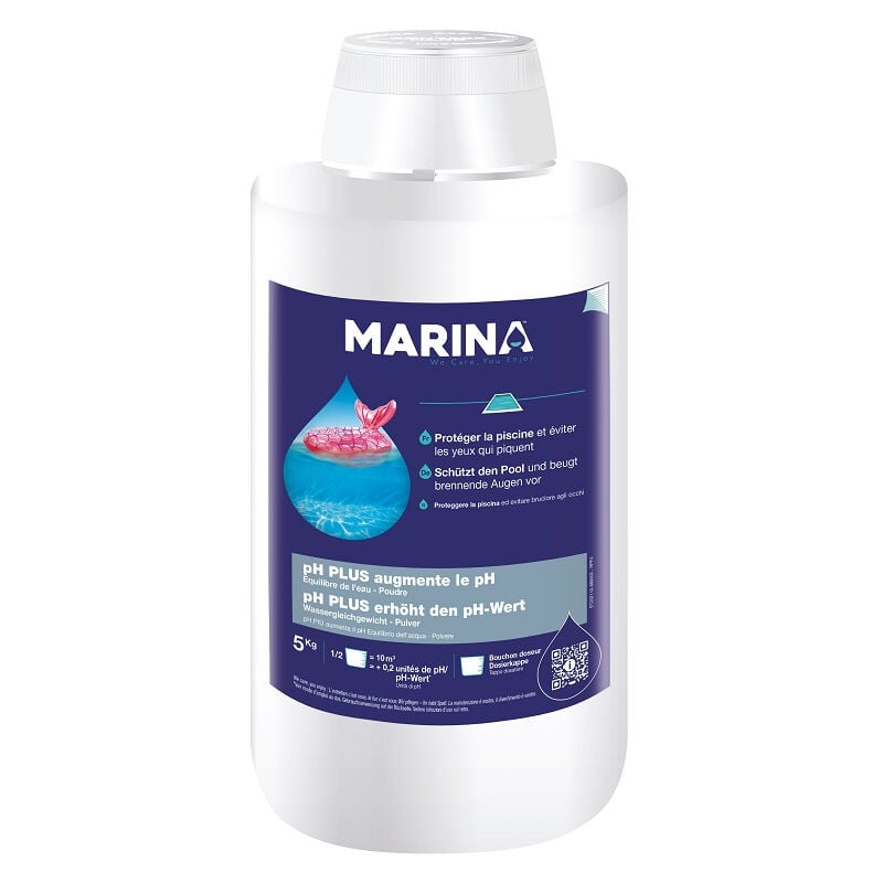 Marina - quilibre de l'eau - pH plus en poudre 5kg