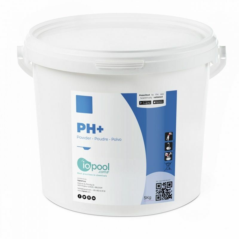 Iopool - pH+ (Réhausseur de basicité en poudre) - 5kg Blanc