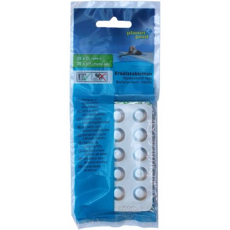 pH / Sauerstoff-Ersatztabletten - mit je 30 Tabletten, geblistert