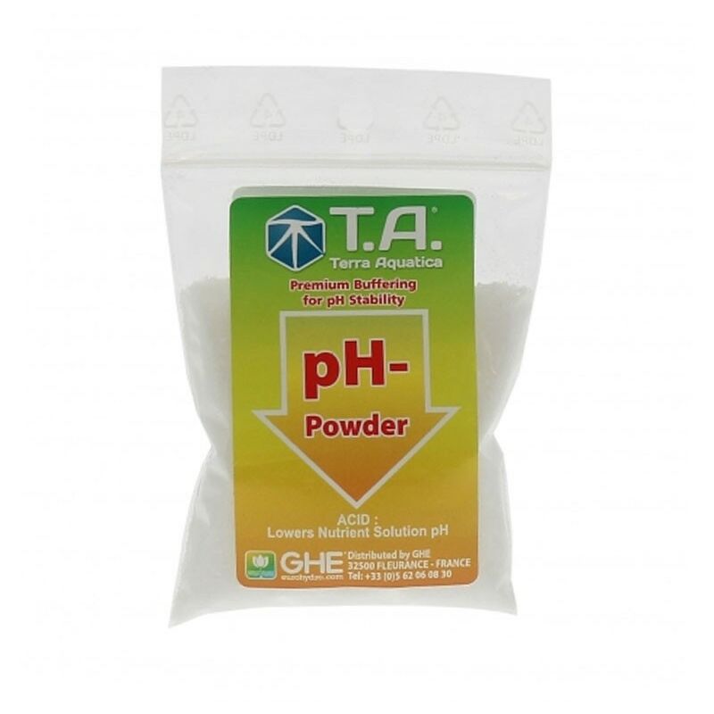 Ph Dry Down - Abaisse le pH de l'eau - 25G Terra Aquatica Ghe