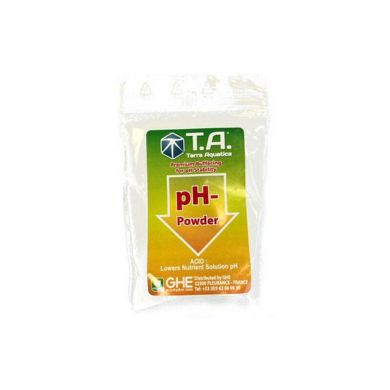 Ph Dry Down - Abaisse le pH de l'eau - 500gr Terra Aquatica Ghe