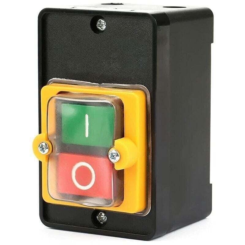 Image of 220 V/380 V Wechselstrom-Drucktaster, 10 A – Ein/Aus, wasserdicht, ein-/dreiphasig