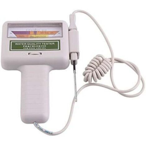 PH Testeur Automatique de Chlore PH-Mètre Analyseur de l'Eau Numérique Spécialement pour Piscine Spa Aquarium