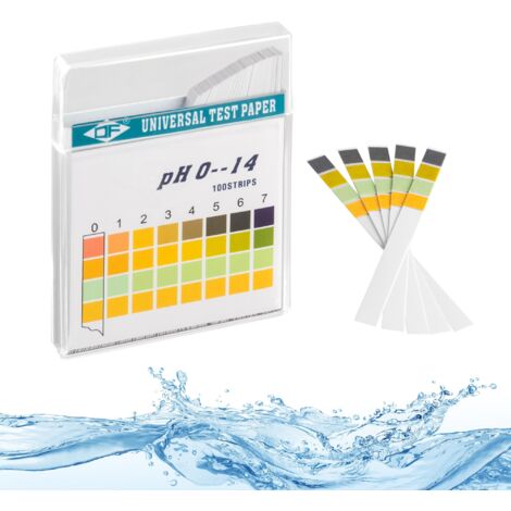 pH wert Teststreifen 100 Stück ph 0-14 Trinkwasser Aquarien Indikator-en