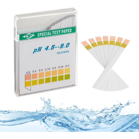pH wert Teststreifen 100 Stück ph 4,5 - 9 Trinkwasser Aquarien Indikator-en
