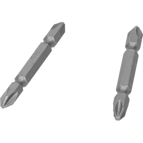 PH2 Magnetische Schraubendreherbits S2 Doppelkopf 65 mm für elektrische Schraubendreher (10 Stück)