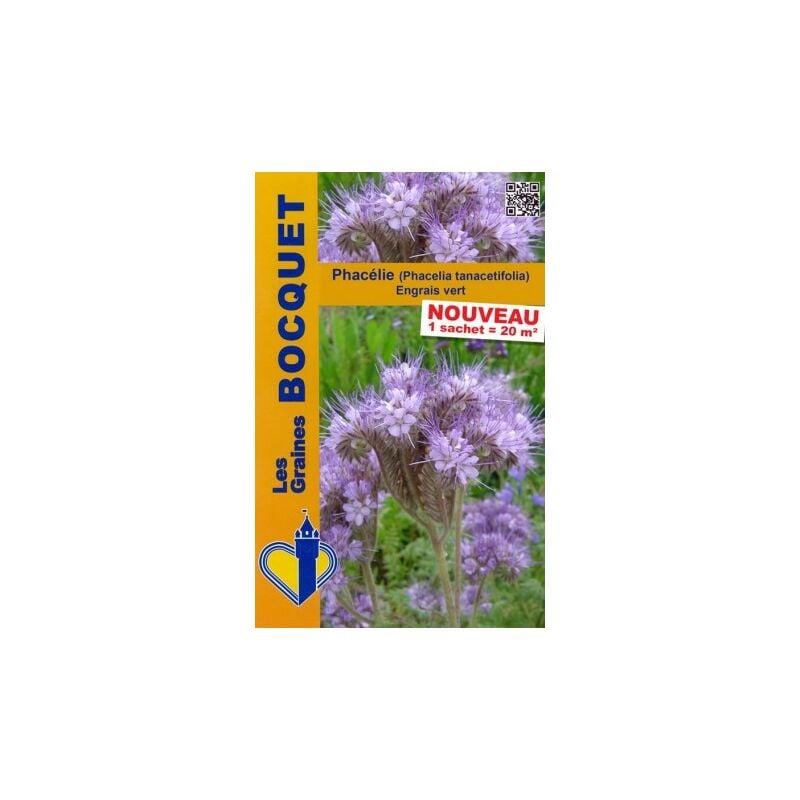 Graines Bocquet - Phacélie ( Phacelia tanacetifolia ) - 100g