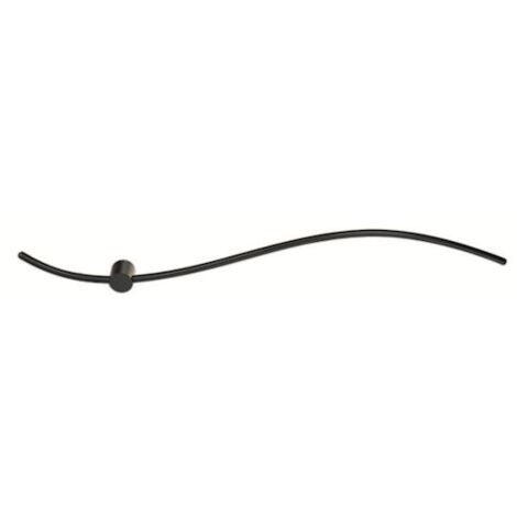 Phala Black - lampada da parete moderna a LED 60 cm