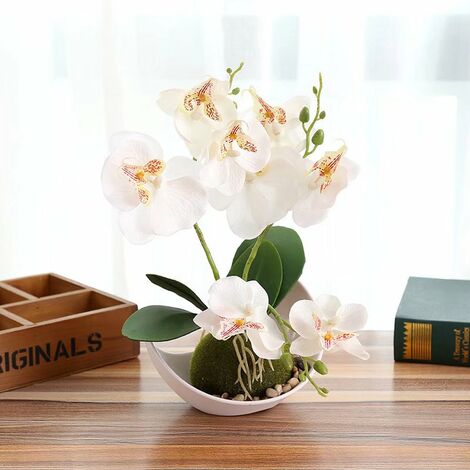 Phalaenopsis artificial flower bonsai decoration artificial plant pot of artificial flower c-